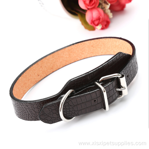 Pet Custom Leather Dog Collar for Walking Training